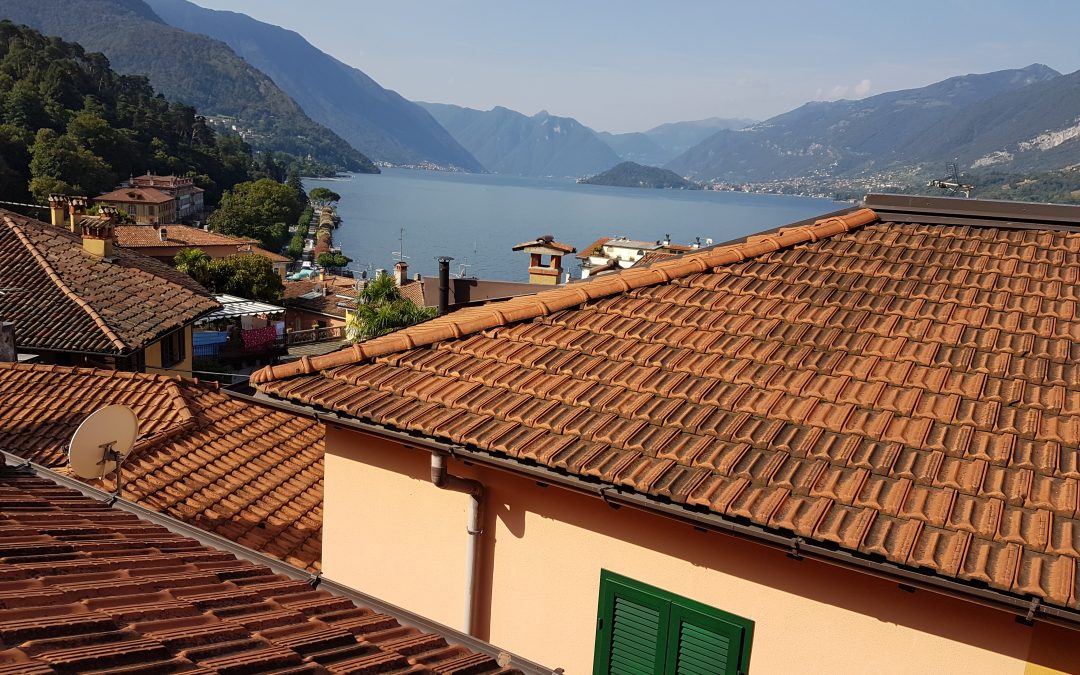 Bellagio, rooftops, Lake Como