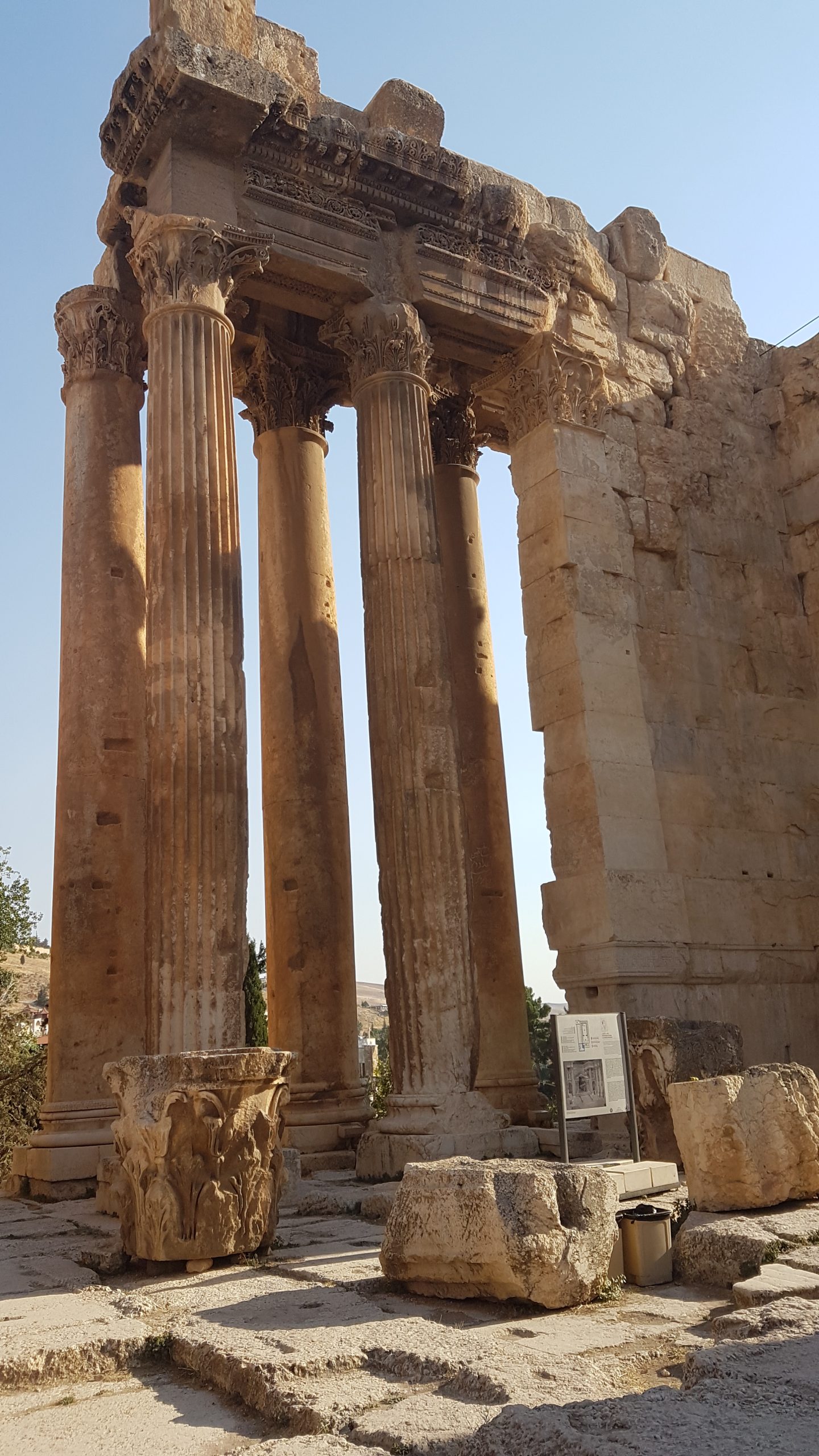 part of temple of Bacchus